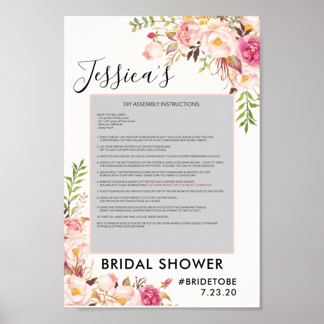 Póster Marco de Cartel de Propaganda de Foto de Rosa Anti (Frente)