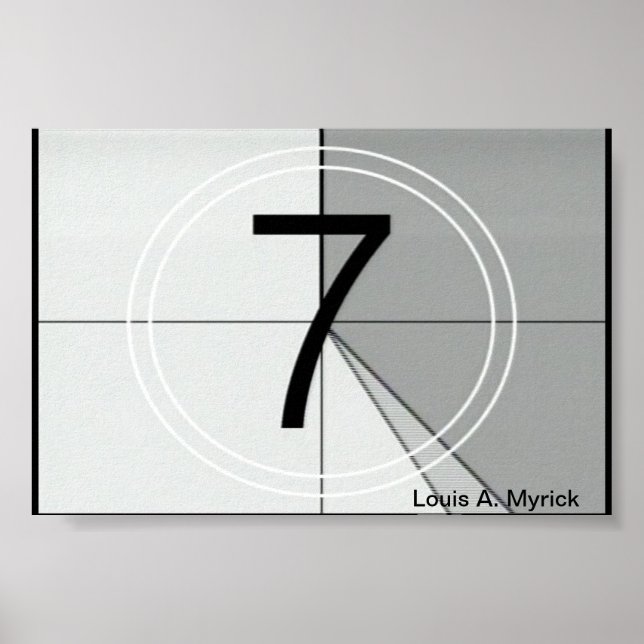 Póster Marco de clip 7 del líder de la Academia (Frente)