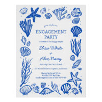 Marco de conchas de mar Compromiso Playa PERSONALI