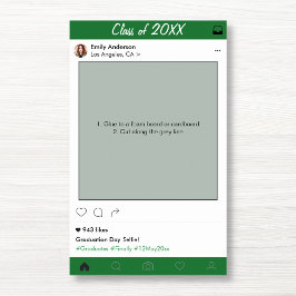 Póster Marco de graduación Prop de fiesta Cabina de fotos