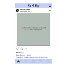 Marco de la cabina fotográfica del Fiesta de Baby 