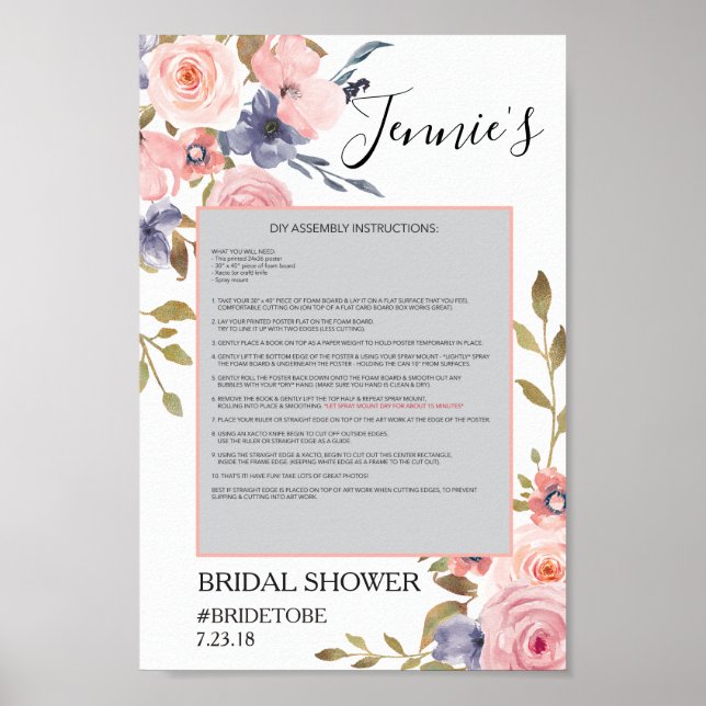 Póster Marco de Poster de prop. de fotos de casa dulce (Frente)