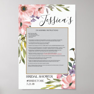 Póster Marco de Poster de prop. fotográfico Rosa de té