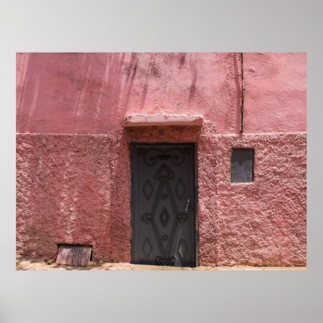 PÓSTER MARCO DE PUERTA METALIZADO GRIS (Frente)