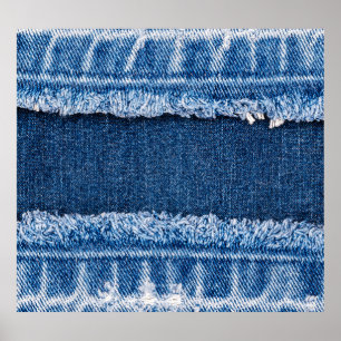 Póster Marco de tela de doble tono de color con tinta bla