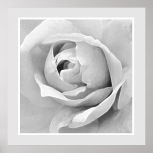 Póster Marco de trama de trama etéreo Rosa