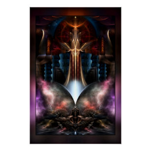 Póster Marco del borde del trilicón