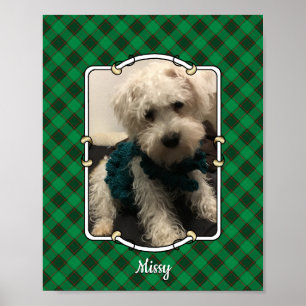 Póster Marco fotográfico Mascota personalizado Plástico c