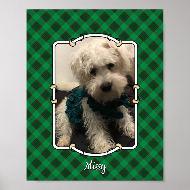Póster Marco fotográfico Mascota personalizado Plástico c (Frente)