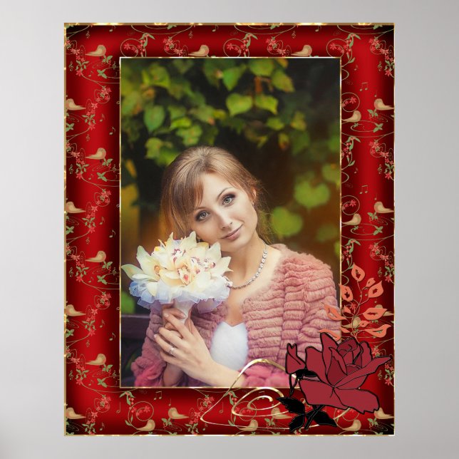 Póster Marco fotográfico personal (Frente)