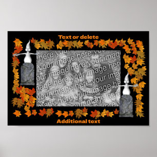 Póster Marco Ghost Halloween Crea Tu Propia Foto