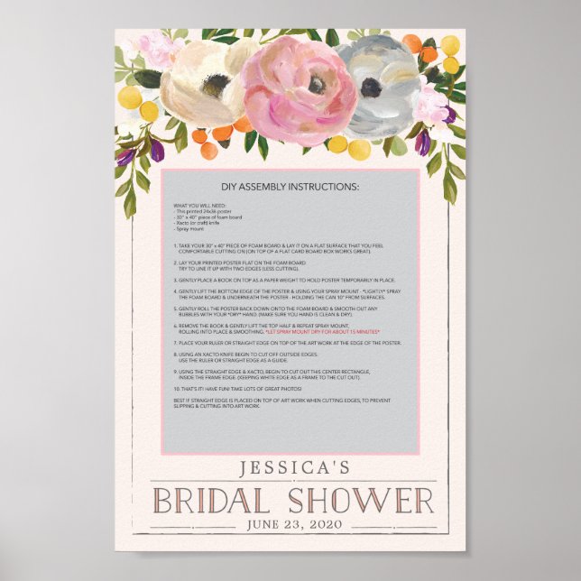 Póster Marco para cartel de accesorio de foto Sweet Bloom (Frente)