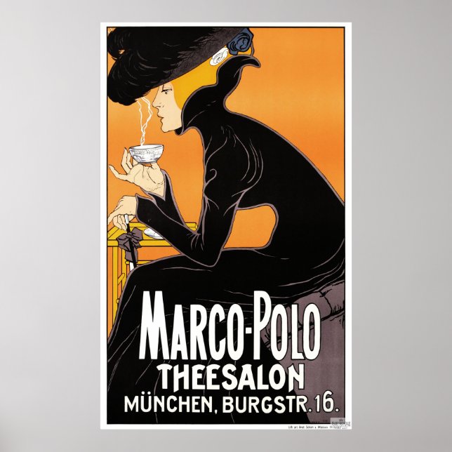 Póster Marco Polo El Salón - Publicidad de época (Frente)