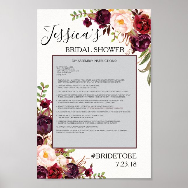 Póster Marco Poster de Marsala Photo Prop (Frente)