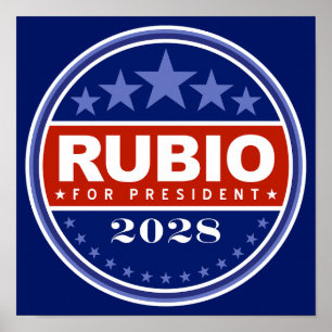 Póster Marco Rubio Presidente 2028