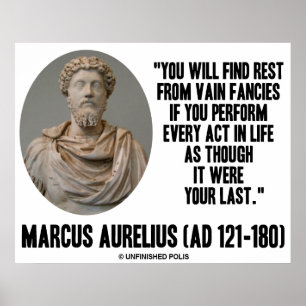 Póster Marcus Aurelius Encuentra El Resto De La Cita De V