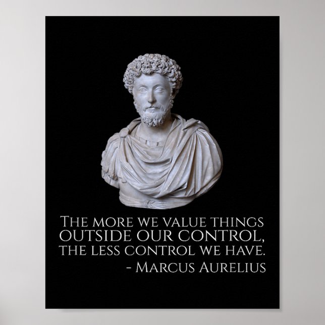 Póster Marcus Aurelius - Filosofía del estoicismo motivac (Frente)