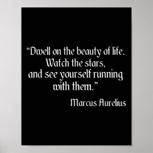 Póster Marcus Aurelius Shirt Dwell En La Hermosa De Li