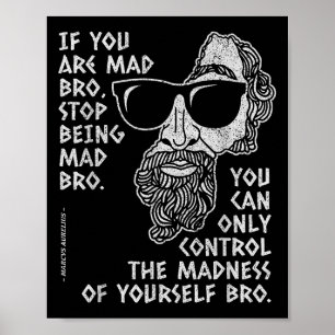 Póster Marcus Aurelius Stoic Philosopher Anciano Jo