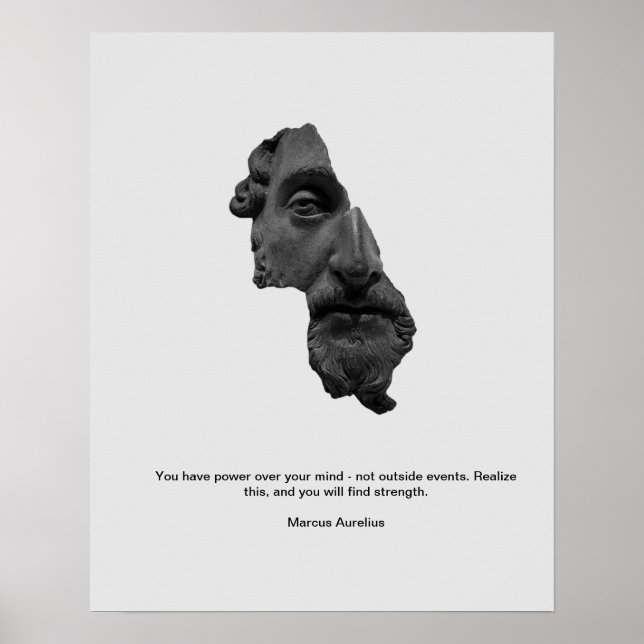 Póster Marcus Aurelius T Shirt (Frente)