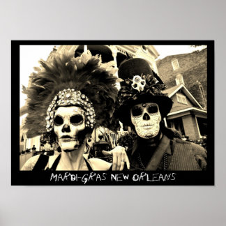 Póster Mardi-Gras