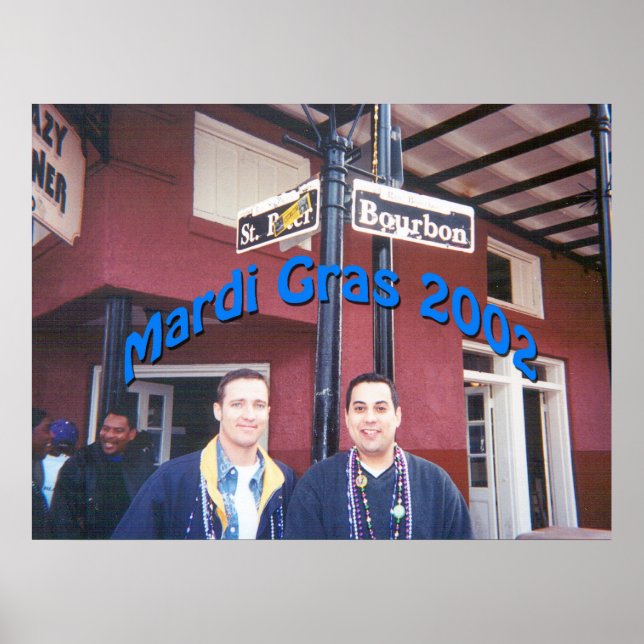Póster Mardi Gras 2002 (Frente)