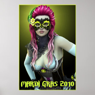 Póster Mardi Gras 2010