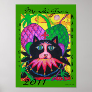 Póster Mardi Gras 2011 Mardi Gras