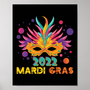 Póster Mardi Gras 2022