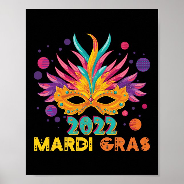 Póster Mardi Gras 2022 (Frente)