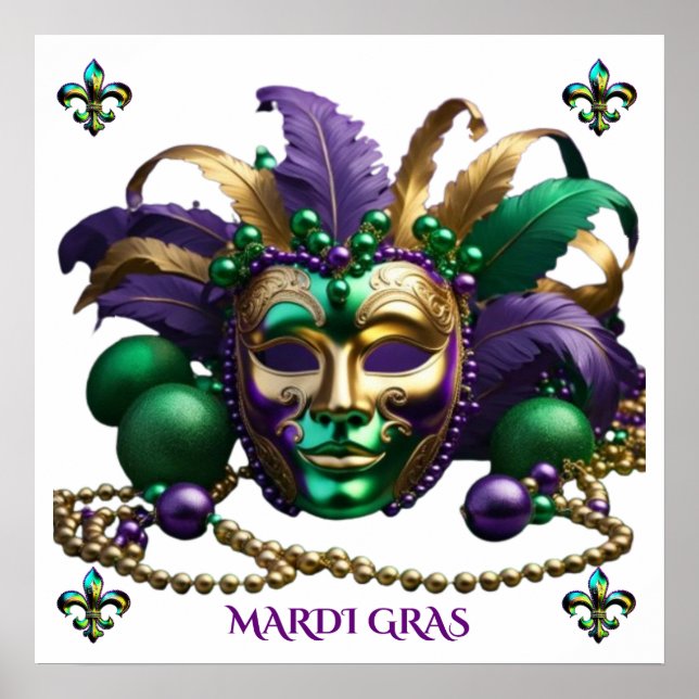Póster Mardi Gras 2024 (Frente)