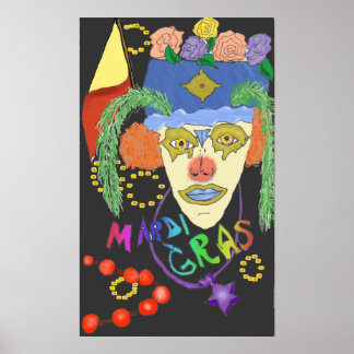 Póster Mardi Gras Diseño 1 Poster