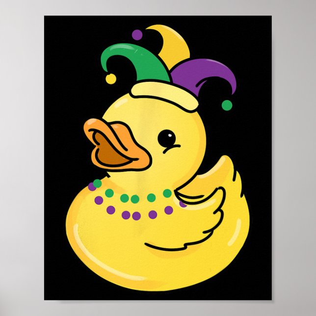 Póster Mardi Gras Duck (Frente)