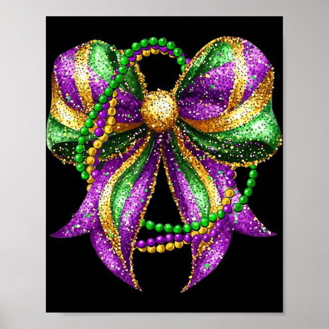 Póster Mardi Gras Festival New Orleans Fleur De Lis Coque (Frente)