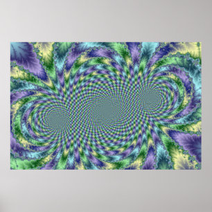 Póster Mardi Gras - Fractal
