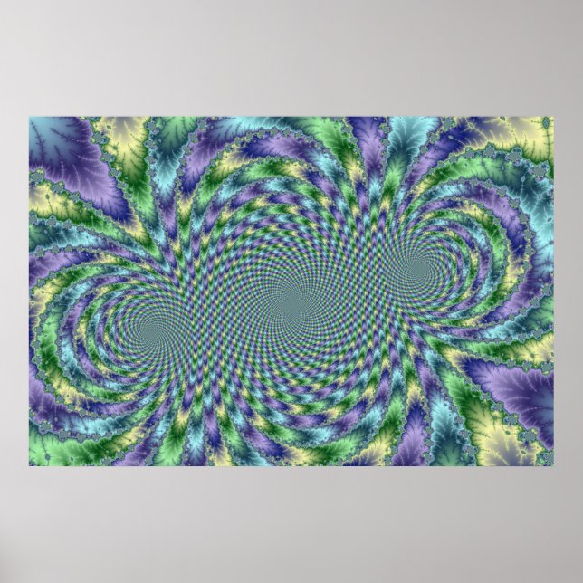 Póster Mardi Gras - Fractal (Frente)