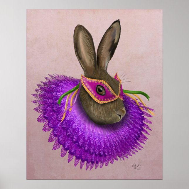 Póster Mardi Gras Hare (Frente)