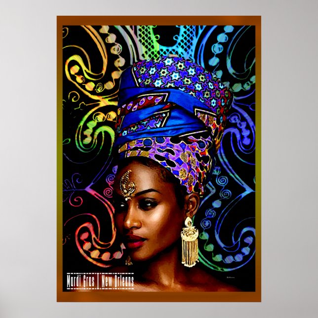 Póster Mardi Gras | Nueva Orleans (Frente)