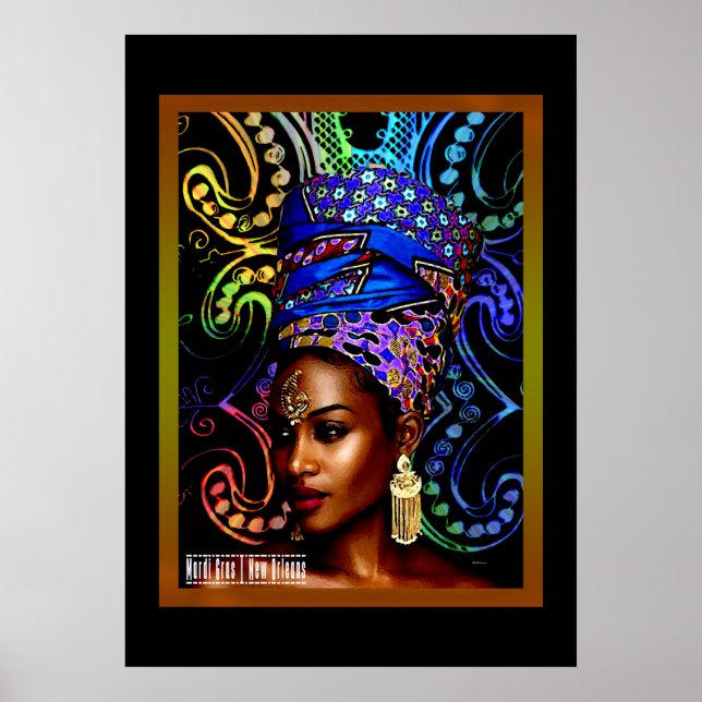 Póster Mardi Gras | Nueva Orleans (Frente)