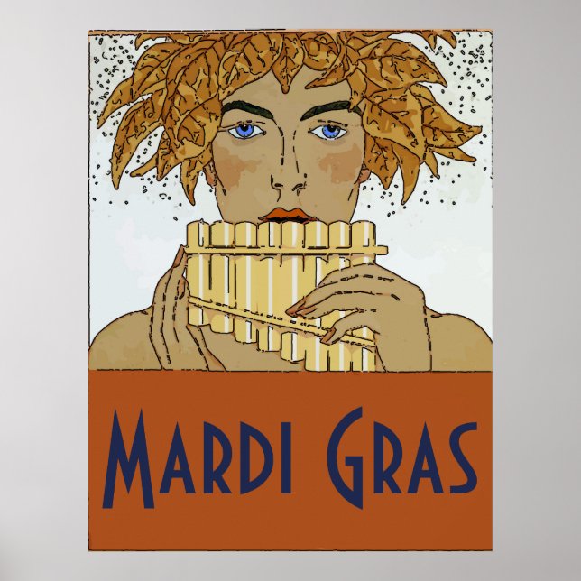 Póster Mardi Gras Pan (Frente)