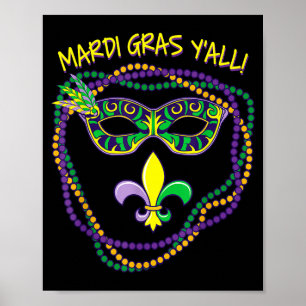 Póster Mardi Gras Todos