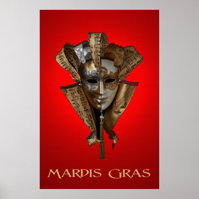 Póster Mardis Gras 36 x 24 Poster (Frente)
