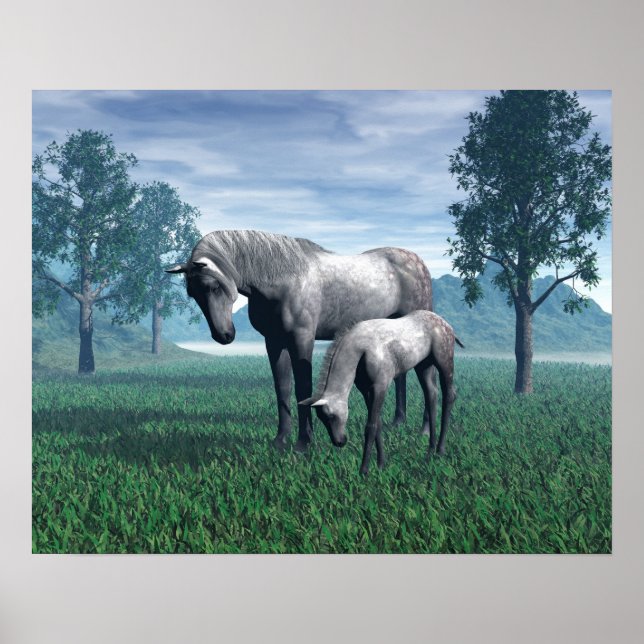 Póster Mare y Foal (Frente)