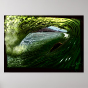 Póster Marea baja de ceros