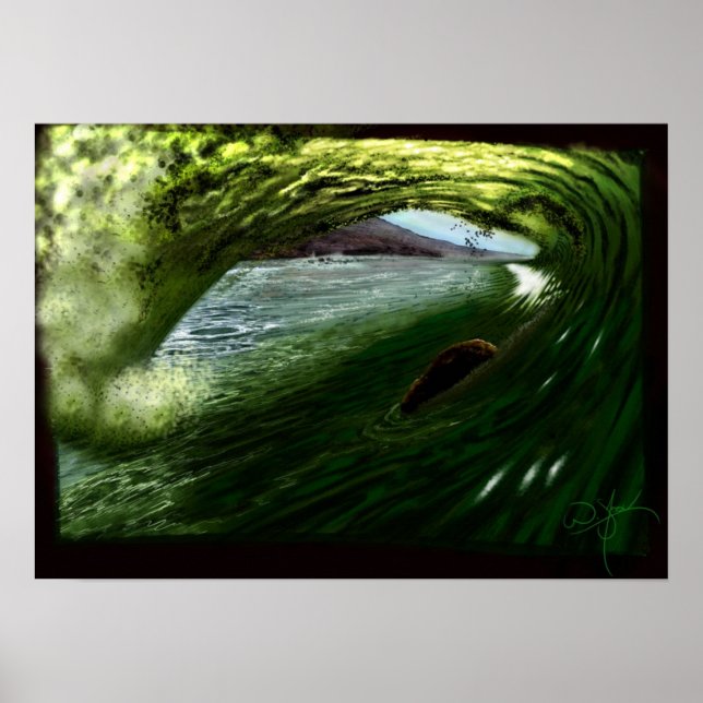 Póster Marea baja de ceros (Frente)