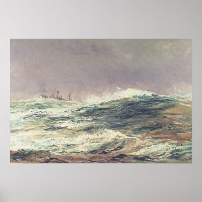 Póster Marea Bebé, Alcance Largo, 1881 (Frente)