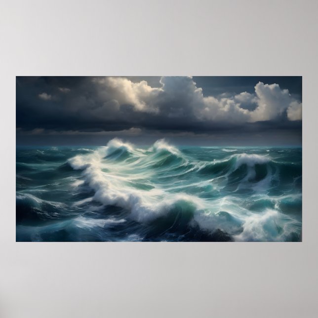 Póster Marea de sol hermosa (Frente)