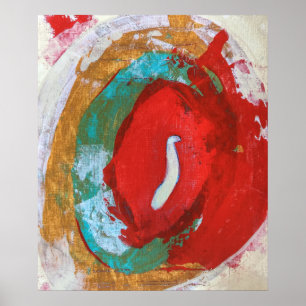 Póster Marea roja 20 x 24 Poster