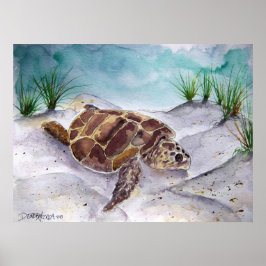 Póster marea_tortuga_pintura_2