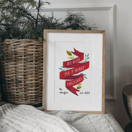 Póster Mareas festivas | Festividad de Navidades personal